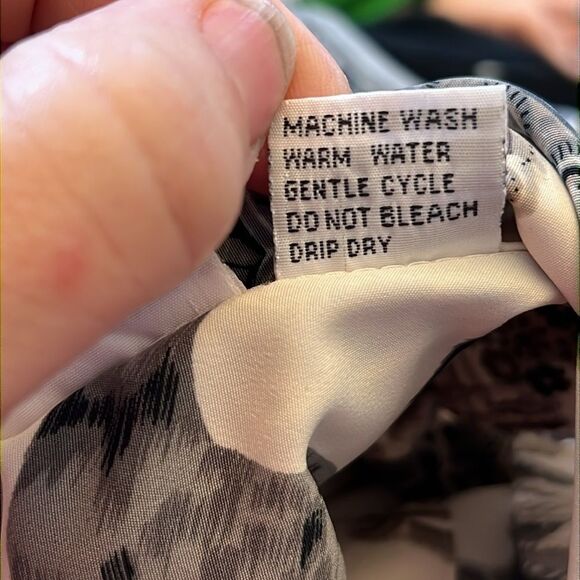 ALFRED DUNNER Petite Long Sleeve Print Blouse Size 10P - Picture 9 of 9